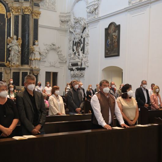Bischof Dr. Franz Jung hat am Mittwochabend, 30. Juni, einen Gottesdienst im Würzburger Kiliansdom gefeiert.