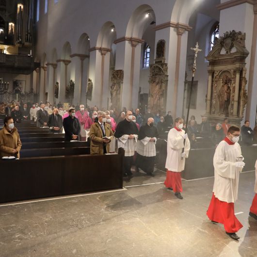 Mit einem Gottesdienst im Kiliansdom hat das Bistum Würzburg am Christkönigsonntag, 21. November, der Neugründung der Diözese vor 200 Jahren gedacht. 